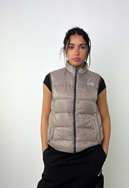 Light Grey 90s The North Face Summit Series Puffer Jacket