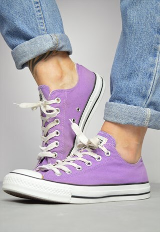 VINTAGE 90S CONVERSE PURPLE OX SHOES PREPPY RETRO GRUNGE