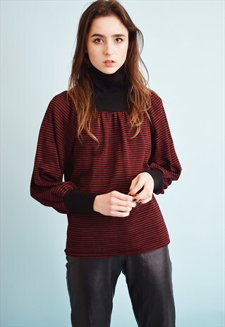 70'S RETRO MOD STYLE KNIT JUMPER TOP