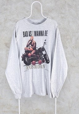 Vintage Dennis Rodman T Shirt Bad As I Wanna Be 1996 RARE