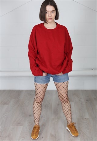 COSMIC SAINT CHERRY RED UNISEX SWEATSHIRT