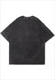 METALLICA FANS T-SHIRT METAL BAND TEE PUNK TOP IN ACID BLACK