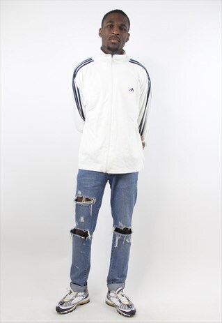 VINTAGE ADIDAS ZIP UP 90'S SWEATSHIRT