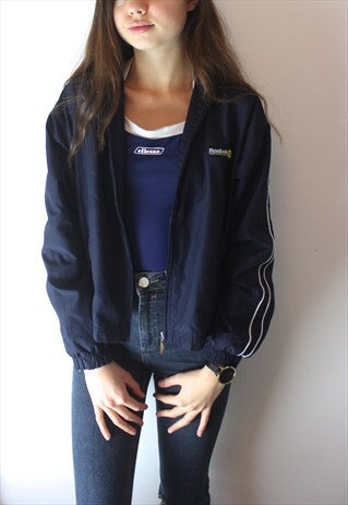 NAVY REEBOK JACKET