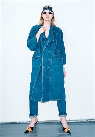 VINTAGE OVERSIZED DENIM COAT