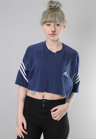 VINTAGE 90S ADIDAS SWEATER CROP TOP