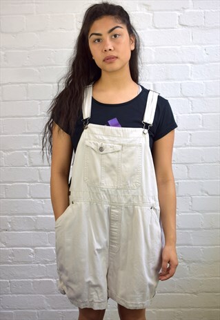 VINTAGE 90'S DENIM DUNGAREE SHORTS