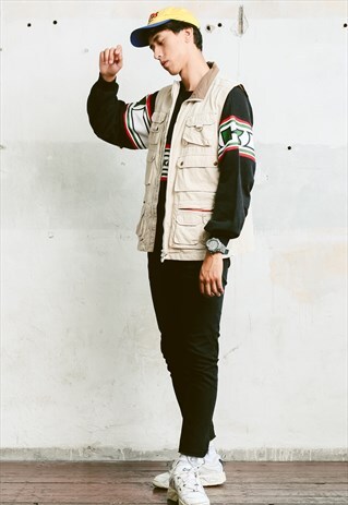VINTAGE 90S FISHERMEN JACKET GILET