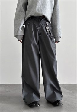 Men's Multi-button design trousers AW24 Vol.1