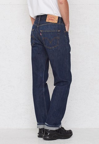 VINTAGE NAVY LEVI'S 501 FIT DENIM JEANS