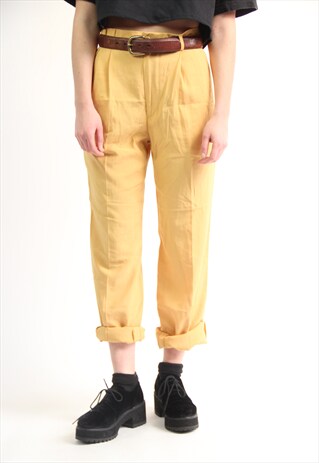 VINTAGE MUSTARD TROUSERS