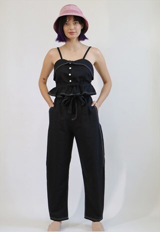 NAUGHTY 90S COOL GIRL RAW DENIM TROUSERS