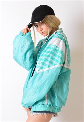 VINTAGE 90S MINT FILA SHELL BOMBER JACKET