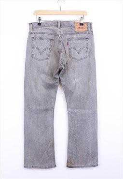 Vintage Levi's 527 Jeans Grey Stonewashed Bootcut 90s