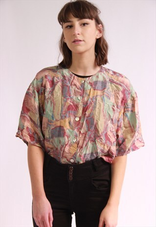 VINTAGE PATTERNED BLOUSE