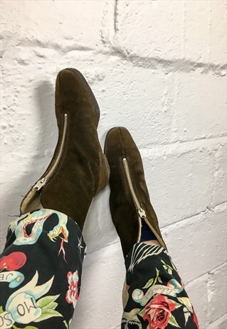 VINTAGE 70S SHEARLING BOOTS