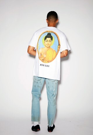 PORTRAIT OVERSIZED WHITE TEE