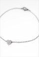 TINY SILVER HEART ANKLET CHAIN ANKLET BRACELET WATERPROOF