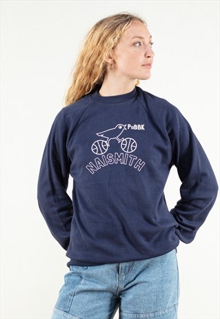VINTAGE 90'S BLUE WOMEN SWEATSHIRT
