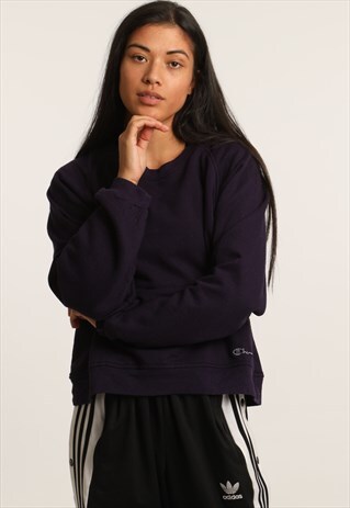 VINTAGE CHAMPION EMBROIDERED SPELLOUT SWEATSHIRT