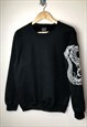 Quetzalcoatl  sleeved sweatshirt - 