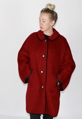 BEAUTIFUL DEEP RED COAT