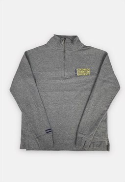 Vintage Jansport CCU University grey quarter zip sweatshirt 