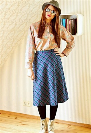 DUSKY PINK FLORAL VINTAGE SHIRT