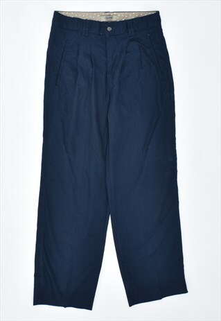 VINTAGE 90'S CHINO TROUSERS NAVY BLUE