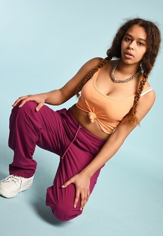 90'S RETRO ATHLEISURE SPORTS TRACKSUIT TROUSERS JOGGERS