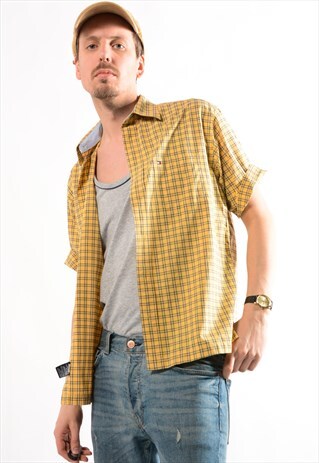VINTAGE TOMMY HILFIGER PATTERN SHIRT.
