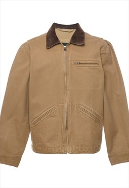 Vintage Eddie Bauer Corduroy Collar Workwear Jacket - M
