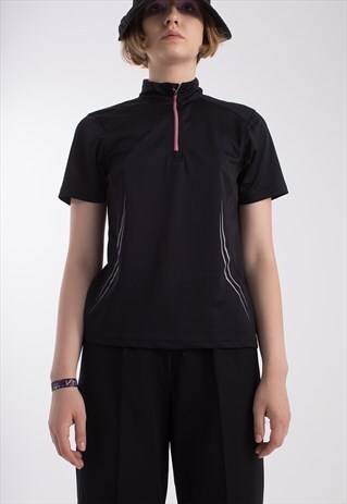 VINTAGE LYCRA SPORT TURTLENECK T-SHIRT