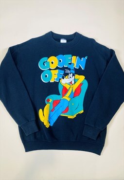 Vintage 90s Disney Size Large Sweatshirt in Black