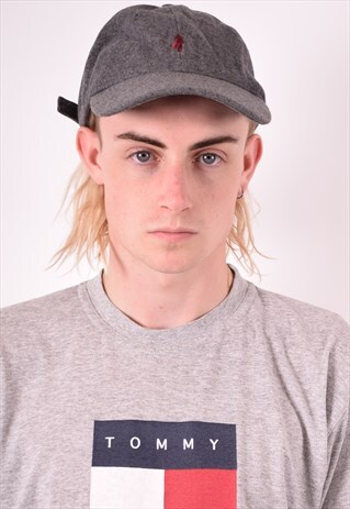 MARLBORO CLASSICS MENS VINTAGE FLEECE CAP ONE SIZE GREY 90S