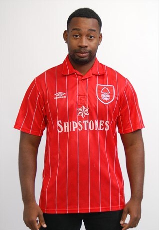 VINTAGE 92/93 NOTTINGHAM FOREST HOME FOOTBALL SHIRT