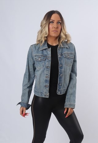 DENIM JACKET FITTED UK 10 (COCF)