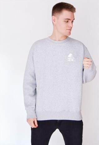 GREY PINEAPPLE OCEAN (WHITE) SWEATSHIRT