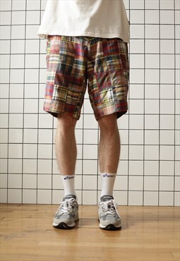 Vintage POLO RALPH LAUREN Shorts Patchwork Checked 