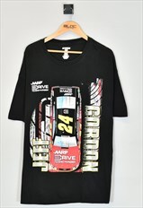 Vintage Jeff Gordon Nascar T-Shirt Black XXLarge