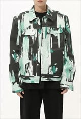 Men's tie dye work jacket AW24 Vol.2