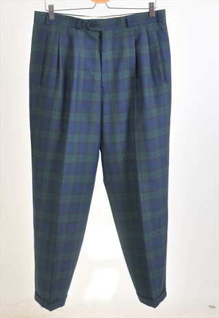 VINTAGE 90S CHECKERED TROUSERS