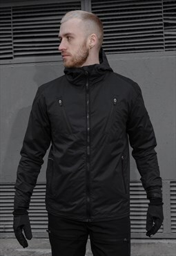 Windbreaker jacket BEZET Illuminate black
