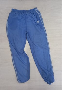 00's Vintage Adidas Track Pants Joggers Blue