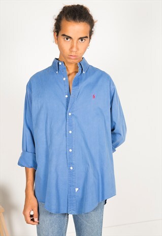 VINTAGE 80S POLO RALPH LAUREN SHIRT / R020