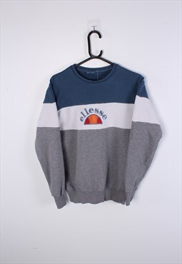 Vintage 90s Colourblock Ellesse Sweatshirt / Sweater.