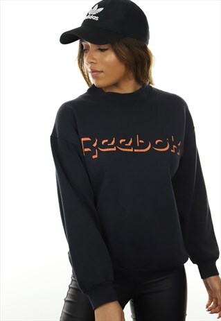 VINTAGE REEBOK SWEATSHIRT BLACK
