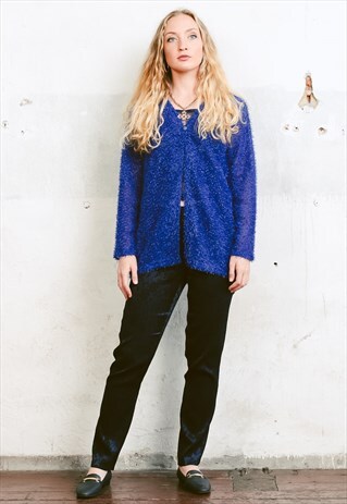 VINTAGE 90S FUZZY CARDIGAN