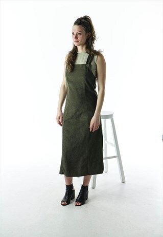 OVERALL DRESS / GREEN OVERALL