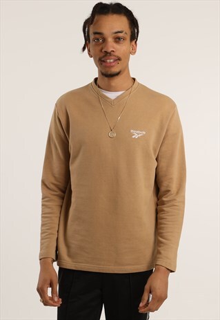VINTAGE REEBOK EMBROIDERED LOGO SWEATSHIRT